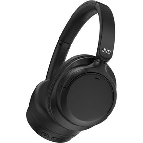 JVC Hybrid Noise Cancelling Wireless Headphones, Bluetooth 5.3, Up to 50 Hour Rechargeable Battery, Voice Assistant Compatible, Two-Way Foldable Design, Included Detachable Cable - HAS95NB (Black)