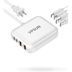 USB C Charger 8 Port Block,USB C Charging Station for Multiple Devices,Multiport USB Charging Hub for iPhone,Samsung,Switch,Fan,Speaker,lamp,etc.