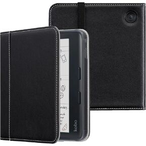 Sleep Cover for Kobo Libra 2 Case,for Kobo Libra Colour Case with Hand Strap,Black