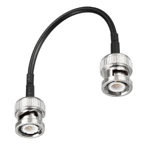RG174 Coaxial Cables BNC Male to BNC Male, [for Video Signal Transmission]- 6Feet / 50 Ohm/Black / 2Pcs