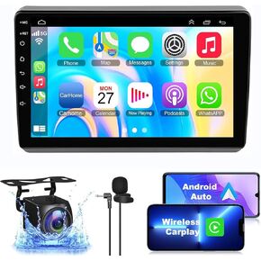 4+64 Android 12 Car Stereo for Dodge Dart 2012-2016, 9 Inch IPS Touch Screen Car Radio with Wireless Carplay&Android Auto,GPS, WiFi, Bluetooth,FM, Support OBD2/DVR/DSP.