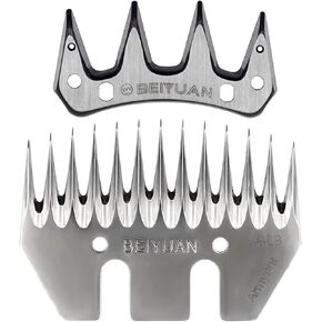 Sheep Shears Replacement Blades, Sheep Shear Clipper Blades, Detachable Blades for Professional Electric Cutter Wool Comb Sheep Clippers, for Grooming Goats Llamas Pet Animals