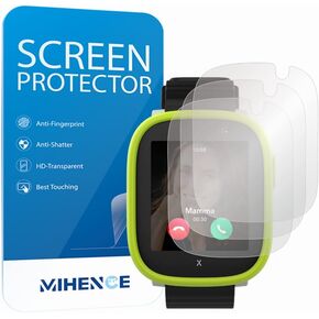 Compatible for XPLORA X6 Play Screen Protector, TPU HD Premium Real Full Coverage Invisible Screen Protector for X6 Play Watch for Children (3PCS)