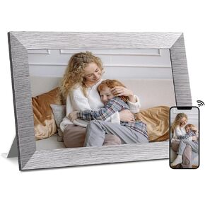 10.1" Digital Picture Frame with 32GB Storage, WiFi Digital Photo Frame 1280x800 HD IPS Touchscreen, Easy Setup for Photo & Video Sharing via Free App