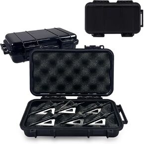Broadhead Storage Case Water-Resistant Broadhead Storage Box for Outdoor Hunting