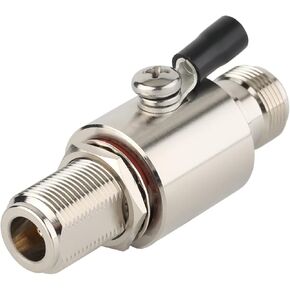 N Type Lightning Arrestor N Female to N Female Bulkhead DC-3GHz 90V Coaxial Lightning Arrester