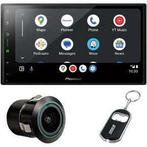Pioneer DMH-W3000NEX 6.8-Inch 2-DIN Digital Multimedia Receiver with Back-Up Bullet Camera