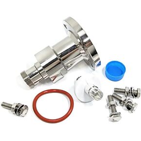 RF Female EIA Adapter 1-5/8 EIA Flange to 7/16 DIN L29 din Female Jack Converter White