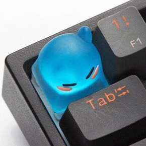Artisan Keycaps - Anime Keycaps Slime keycaps Resin Handmade Keycaps ESC Keycap Cute Keycaps Blue Slime Keycap for Mechanical Keyboard Keycap