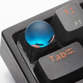 Artisan Keycaps - Anime Keycaps Slime keycaps Resin Handmade Keycaps ESC Keycap Cute Keycaps Blue Slime Keycap for Mechanical Keyboard Keycap