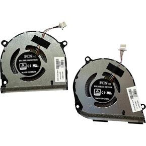 Fan for HP Envy X360 15-DS 15-DR 15M-DR 15M-DS CPU Gpu Cooling Fan Set L53542-001 L53541-001