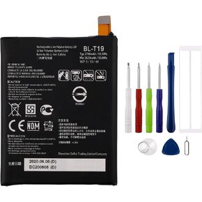 New Rechargeable Battery BL-T19 Compatible with Goo-gle Nexus 5X H791 H790 with Tools