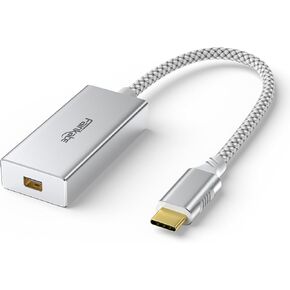 USB C to Mini DisplayPort Adapter 4K@60Hz, USB Type C (Thunderbolt 3) to Mini DP Adapter for iPhone 15, M1/M2 MacBook, MacBook Air/Pro 2016-2023, Galaxy S8-S23, Steam Deack and Rog Ally