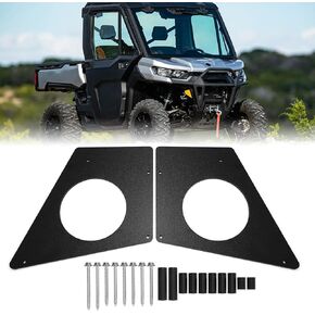 AUTOVIC for Can Am Defender 2017-2025 Fits 6.5" Speakers Adaptors Roof Mount Mounting Hardware Kit