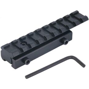 Tactical Low Profile 3/8 inch Dovetail to Picatinny Rail Adaptor