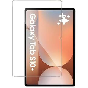 For Galaxy Tab S10+ 12.4" Tempered Glass Screen Protector, [9H Hardness] [99.99% HD Clear] Galaxy Tab S10 Plus 2024/Tab S9 FE Plus/S9 Plus/S8 Plus/S7 FE/S7 Plus 12.4inch 2023 Tablet film