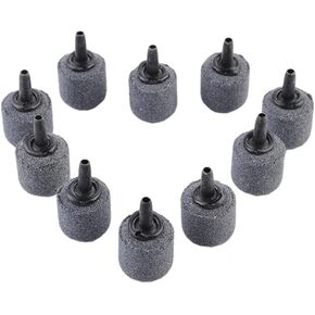 Air Stone Cylinder Bubble Diffuser Airstones for Aquarium 0.9inch Diffuser Release Tool for Nano Air Pumps Small Buckets and Fish Tanks 5 Pcs (5P)