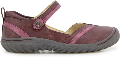 JBU Women's Raven Comfort Casual Classic Mary Jane Flats Fashion Shoes, Taupe Shimmer, 9 in Saudi Arabia