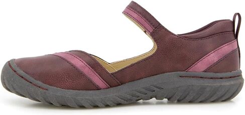 JBU Women's Raven Comfort Casual Classic Mary Jane Flats Fashion Shoes, Taupe Shimmer, 9 in Saudi Arabia