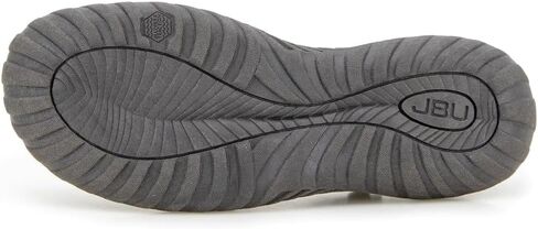 JBU Women's Raven Comfort Casual Classic Mary Jane Flats Fashion Shoes, Taupe Shimmer, 9 in Saudi Arabia