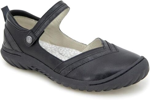 JBU Women's Raven Comfort Casual Classic Mary Jane Flats Fashion Shoes, Taupe Shimmer, 9 in Saudi Arabia