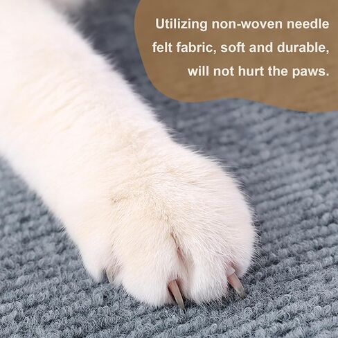 Cat Scratcher Mat, Natural Cotton Rope Cat Scratch Pad, 19.7’‘ Round Horizontal Floor Cat Scratching Pads for Indoor Cats Grinding Claws Nails,Cat Furniture Protector in Saudi Arabia