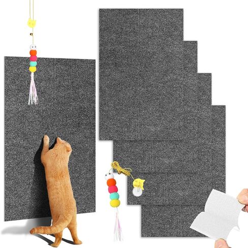 Cat Scratcher Mat, Natural Cotton Rope Cat Scratch Pad, 19.7’‘ Round Horizontal Floor Cat Scratching Pads for Indoor Cats Grinding Claws Nails,Cat Furniture Protector in Saudi Arabia