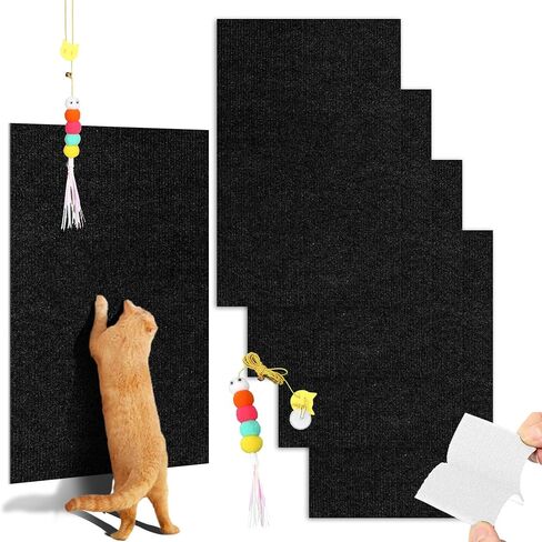 Cat Scratcher Mat, Natural Cotton Rope Cat Scratch Pad, 19.7’‘ Round Horizontal Floor Cat Scratching Pads for Indoor Cats Grinding Claws Nails,Cat Furniture Protector in Saudi Arabia