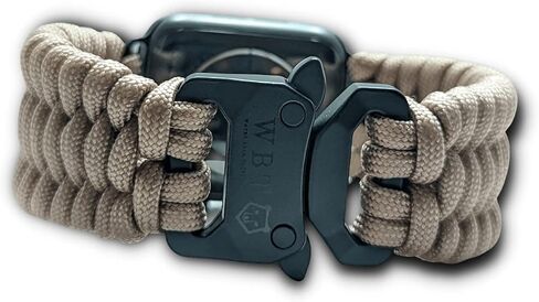 Water Bear Tactical 550 Paracord Quick Release Band made for Apple Watch 42/45mm for Apple Watch Series 9 thru 1 in Saudi Arabia