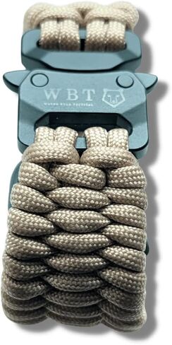 Water Bear Tactical 550 Paracord Quick Release Band made for Apple Watch 42/45mm for Apple Watch Series 9 thru 1 in Saudi Arabia