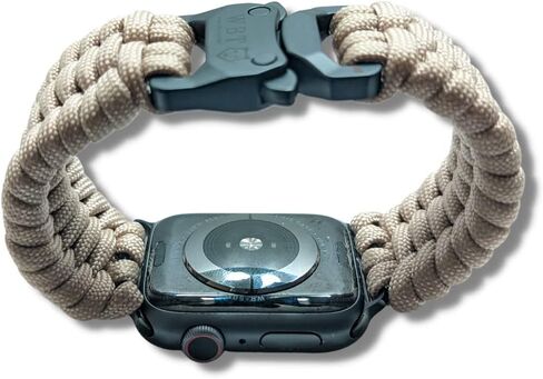 Water Bear Tactical 550 Paracord Quick Release Band made for Apple Watch 42/45mm for Apple Watch Series 9 thru 1 in Saudi Arabia