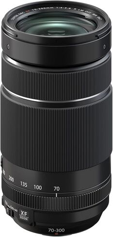 حزمة عدسة Fujifilm XF70-300mmF4-5.6 R LM OIS WR (أسود) مع بطارية قابلة للشحن (عبوتان) وشاحن مزدوج وحقيبة أدوات نظام الكاميرا in Kuwait
