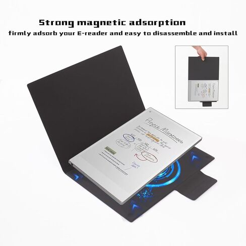 Magnetic Case for 11.8" Remarkable Paper Pro Tablet (2024 Released) - Ultra-Thin Lightweight PU Leather Book Folio Cover with Auto Sleep/Wake (Black) in Saudi Arabia