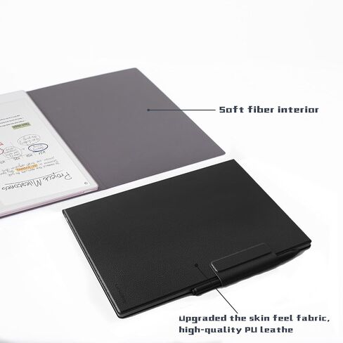 Magnetic Case for 11.8" Remarkable Paper Pro Tablet (2024 Released) - Ultra-Thin Lightweight PU Leather Book Folio Cover with Auto Sleep/Wake (Black) in Saudi Arabia