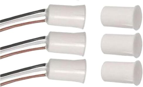 NC/NO Magnetic Reed Switch Surface Mount Door Window Alarm, RC-33 Contact Sensor, for Home Security and Burglar Alarm Systems,Magneti Door Switch 4Sets in Saudi Arabia