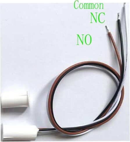 NC/NO Magnetic Reed Switch Surface Mount Door Window Alarm, RC-33 Contact Sensor, for Home Security and Burglar Alarm Systems,Magneti Door Switch 4Sets in Saudi Arabia