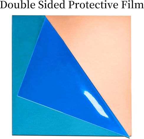 صفائح نحاسية من BELLA BAYS 3 قطع مقاس 24 (0.51 مم) سمك، 6 بوصة × 12 بوصة 99.9%+ لوحة نحاسية مرفقة بطبقة نقية in Kuwait