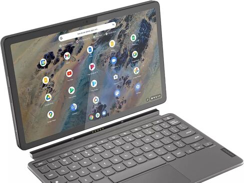 كمبيوتر محمول Lenovo Chromebook Duet 3، شاشة 10.95 بوصة IPS 60 هرتز، Qualcomm Snapdragon 7c Gen 2 4GB 64 GB 82T6003HUS in Saudi Arabia