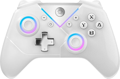 IWGAME Wireless Gaming Controller for Swith/Android/IOS/Windows, Bluetooth Controller Supports Dual Mator Vibration, Macro Features Gamepad(Black) in Saudi Arabia