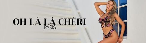 Oh là là Chéri Women's Sexy Sadie Underwire Bra and Matching High Waist Panty in Saudi Arabia