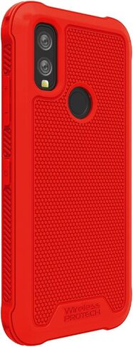 حافظة متوافقة مع هاتف Kyocera DuraSport 5G طراز C6930، حافظة غطاء مرنة رفيعة ومتينة مع حماية من السقوط (أحمر) in Saudi Arabia