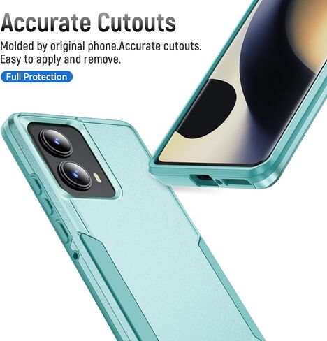 for Motorola Edge 2024 Case, with HD Screen Protector [Military Grade Drop Tested] Heavy-Duty Tough Rugged Shockproof Protective Case for Moto Edge 2024, Black in Kuwait