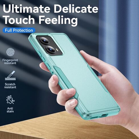 for Motorola Edge 2024 Case, with HD Screen Protector [Military Grade Drop Tested] Heavy-Duty Tough Rugged Shockproof Protective Case for Moto Edge 2024, Black in Kuwait