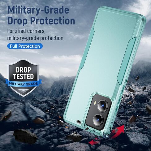 for Motorola Edge 2024 Case, with HD Screen Protector [Military Grade Drop Tested] Heavy-Duty Tough Rugged Shockproof Protective Case for Moto Edge 2024, Black in Kuwait