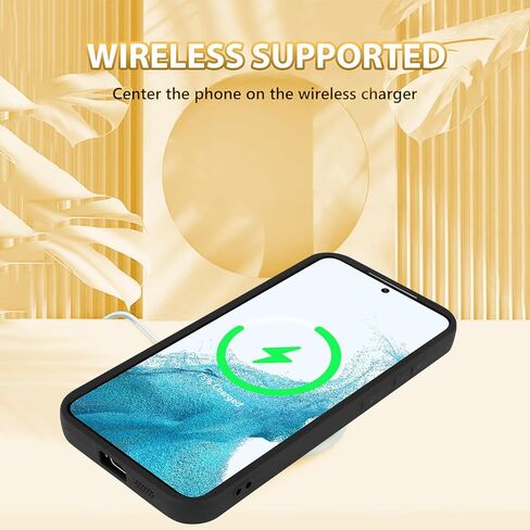 حافظة KANGHAR سوداء لهاتف سامسونج جالاكسي S24 Fe، تصميم فني فطر لطيف، حماية ناعمة من مادة TPU مضادة للصدمات للنساء والفتيات، غطاء هاتف نحيف in Kuwait