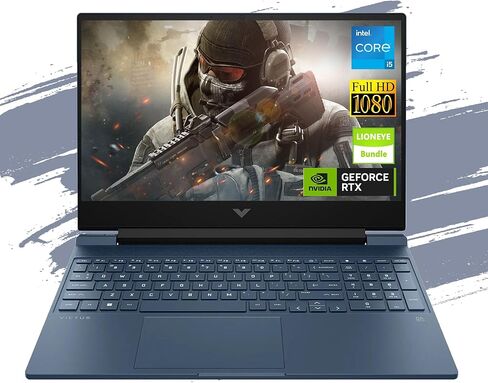 كمبيوتر محمول للألعاب يعمل بتقنية الذكاء الاصطناعي من HP وبطاقة Radeon RX 6550M| كمبيوتر Victus Gamer مقاس 15.6 بوصة FHD | ذاكرة وصول عشوائي 64 جيجابايت | 1 تيرابايت SSD & 128 جيجابايت SSD محمول | وحدة المعالجة المركزية AMD 6-Core Ryzen 5 | كاميرا ويب | W in Saudi Arabia