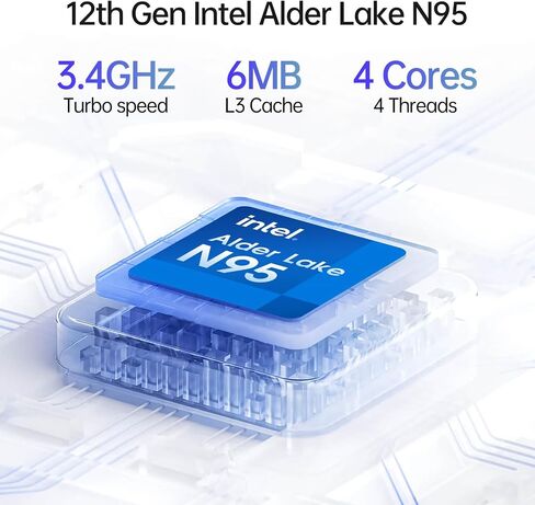 2025 Newest 14'' 2-in-1 Laptop Touchscreen, 2K(2240 x 1400) Display, Intel N95 Processor(3.4GHz), 16GB RAM 512GB SSD, Windows 11 Laptop Convertible with Backlit KB, Webcam, WiFi, BT (Metal) in Saudi Arabia