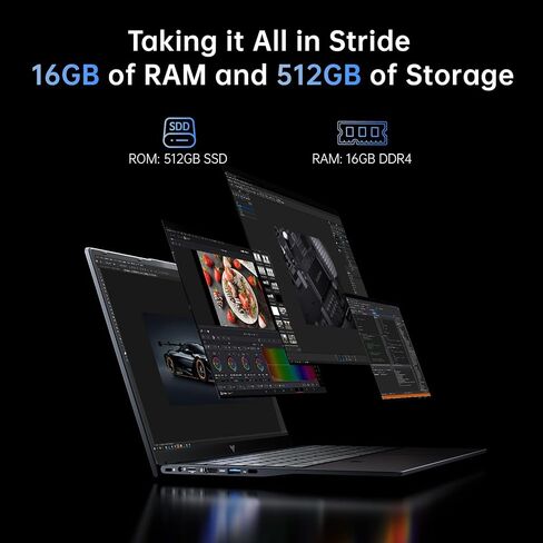 كمبيوتر محمول، 15.6 بوصة Windows 11 Pro كمبيوتر محمول مع ntel Quad-12th Alder Lake N97 (يصل إلى 3.6 جيجا هرتز)، 16 جيجا DDR4 512 جيجا SSD كمبيوتر محمول، دعم، واي فاي، BT5.0، مكبر صوت، فتح وإغلاق 180 درجة، ميكروفون in Saudi Arabia