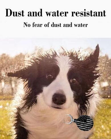 Compatible with AirTag Case Cover, Cute Protective Tracker Case with Loop Keychain Holder for Airtag,Scratch Resistant Airtag Cover for Wallet,Luggage,Cat,Dog,Pets(Camo America US Flag) in Kuwait