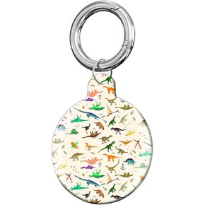 Compatible with AirTag Case Cover, Cute Protective Tracker Case with Loop Keychain Holder for Airtag